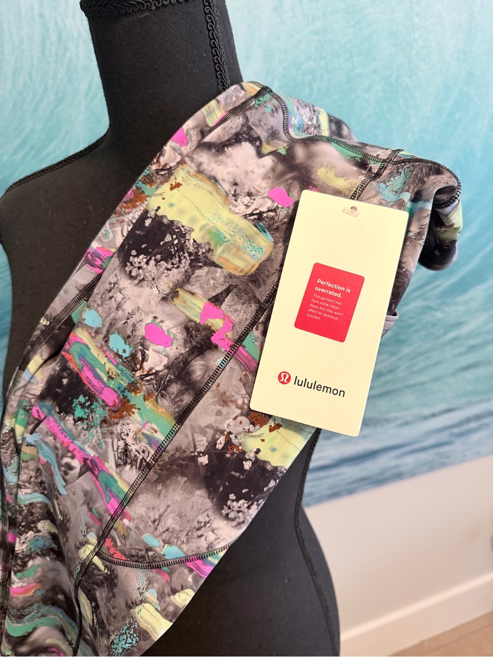 Lululemon Multicolor Abstract Print Leggings
